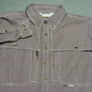 Drake Waterfowl Shirt Mens Large Vented Performance Fishing Relaxed Outdoors